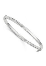 little superb high polished hinged baby bangle